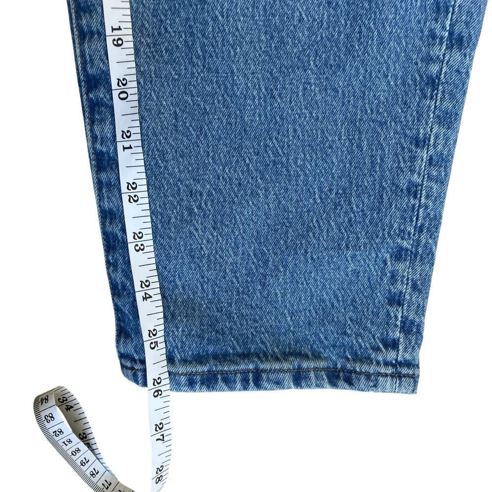 Madewell Sz 25 Balloon Jeans in Whistler Wash Light Wash 90s Mom Jean Retro - Picture 14 of 16